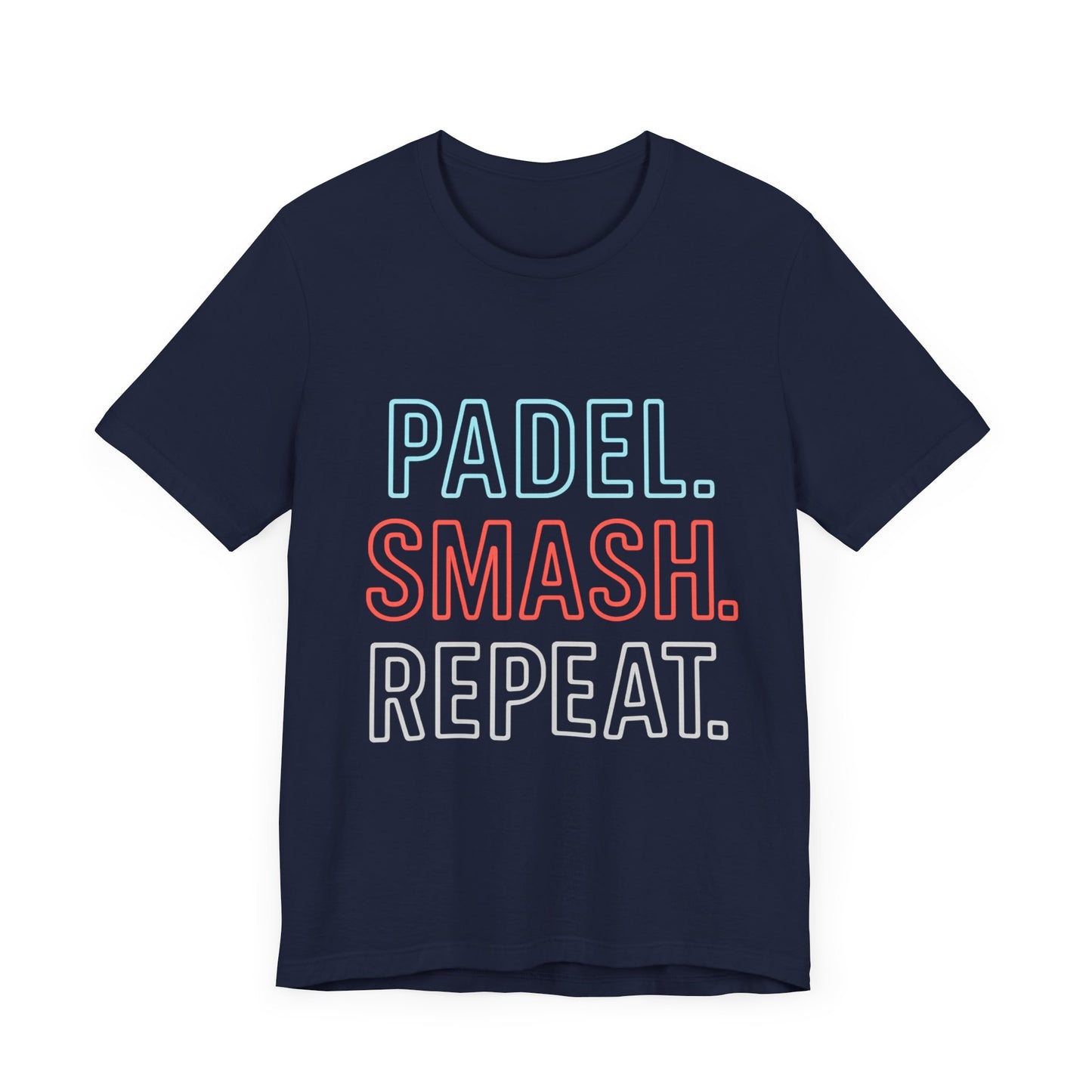 Padel Smash Repeat Tee, Unisex Jersey Short Sleeve T-Shirt.