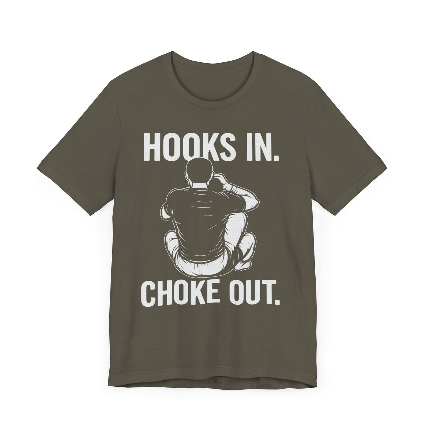 Unisex Fitness Motivational Tee, BJJ Choke, RNC.
