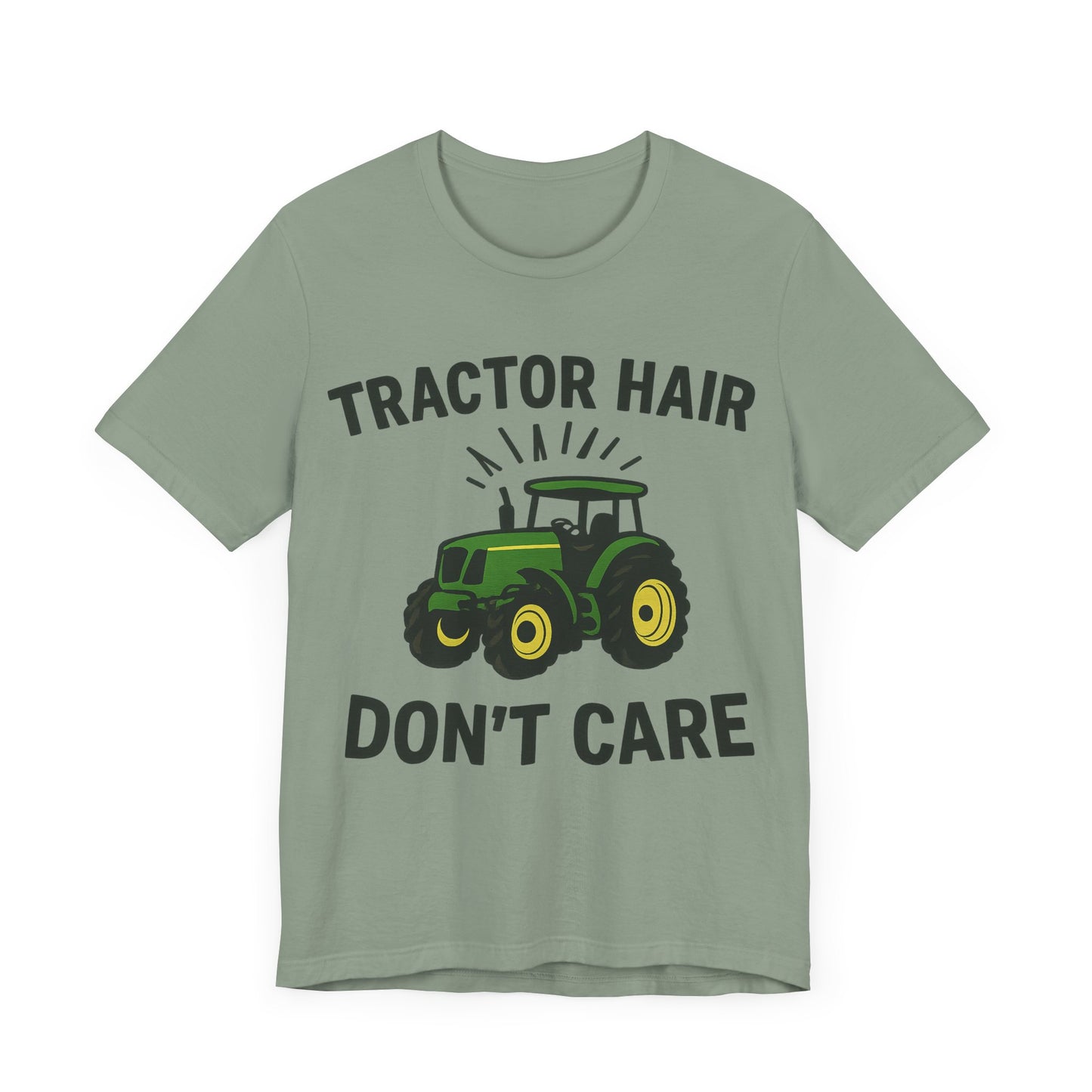 Tractor Hair Don't Care Tee, Unisex Farm Shirt, Country Life Apparel, Casual Summer Top.