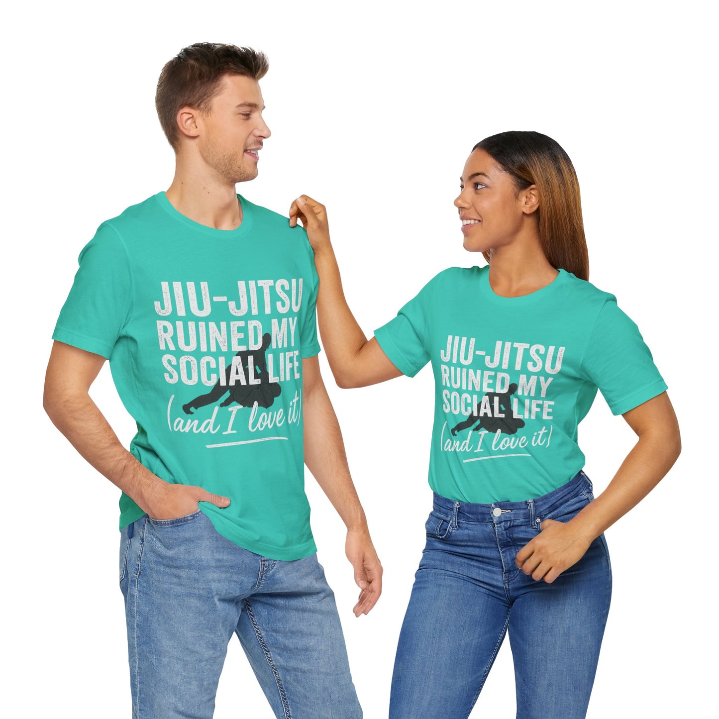 Jiu-Jitsu Ruined My Social Life Tee, BJJ Shirt.