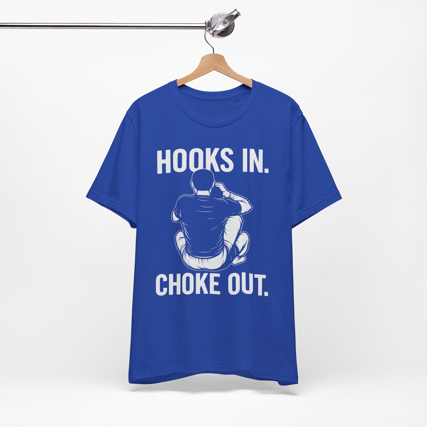 Unisex Fitness Motivational Tee, BJJ Choke, RNC.