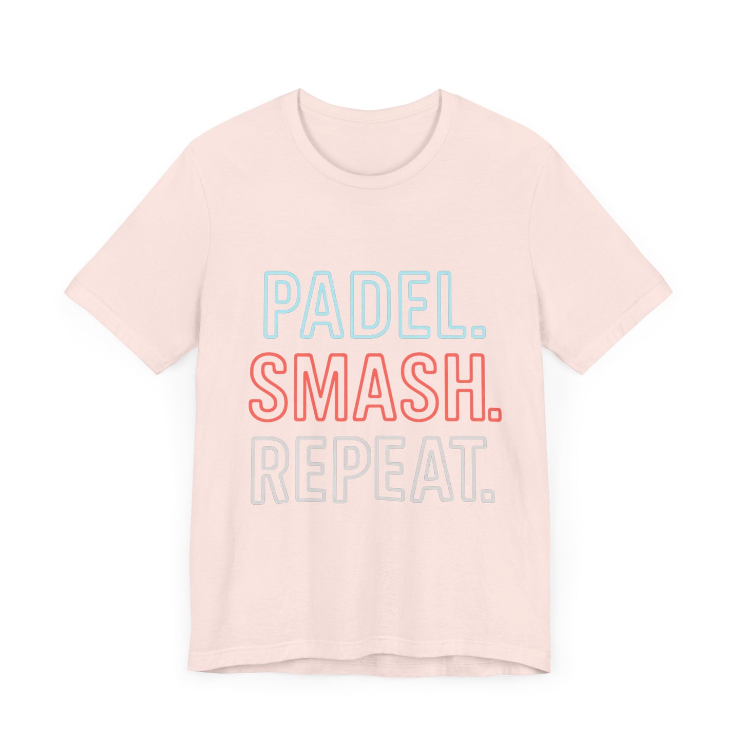 Padel Smash Repeat Tee, Unisex Jersey Short Sleeve T-Shirt.
