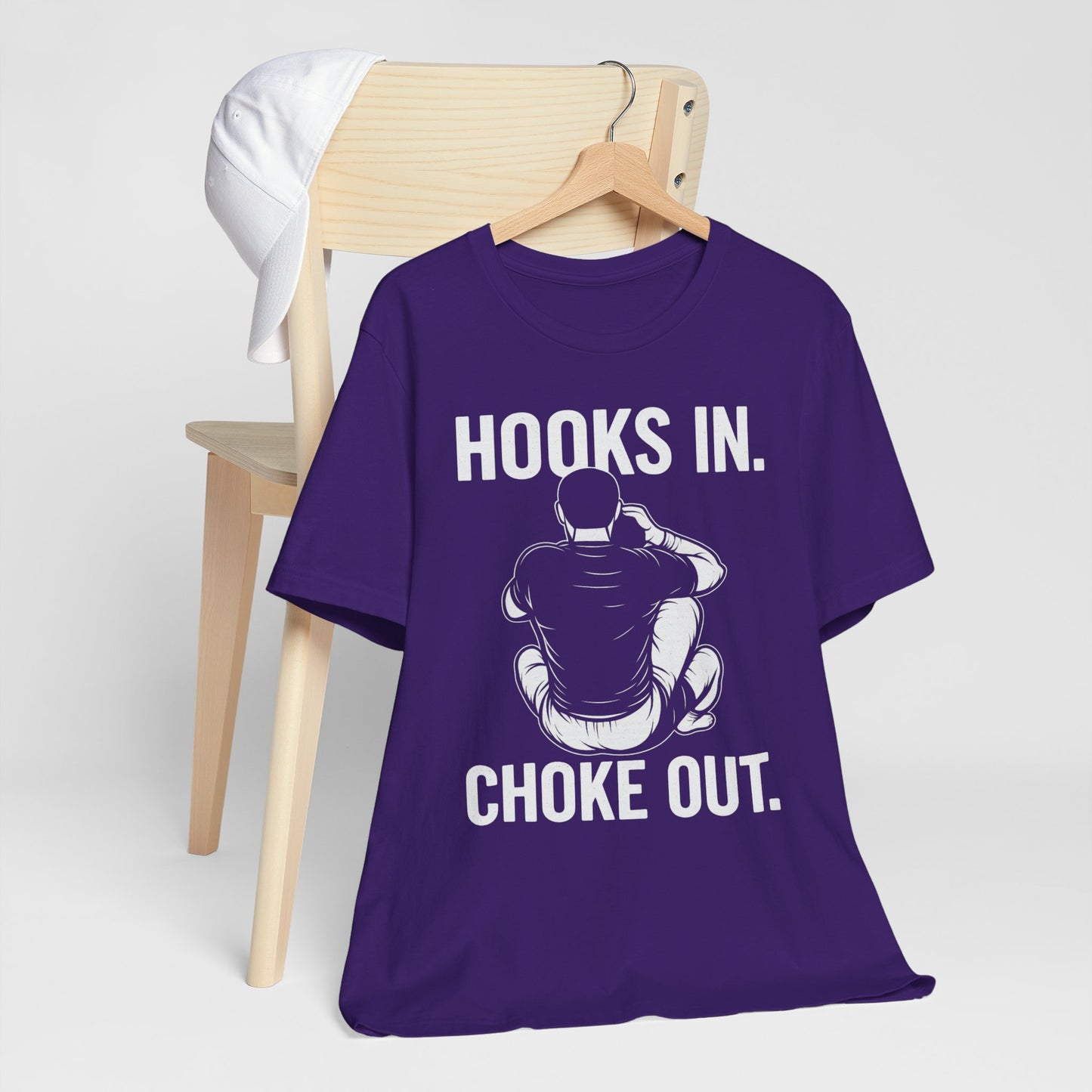 Unisex Fitness Motivational Tee, BJJ Choke, RNC.