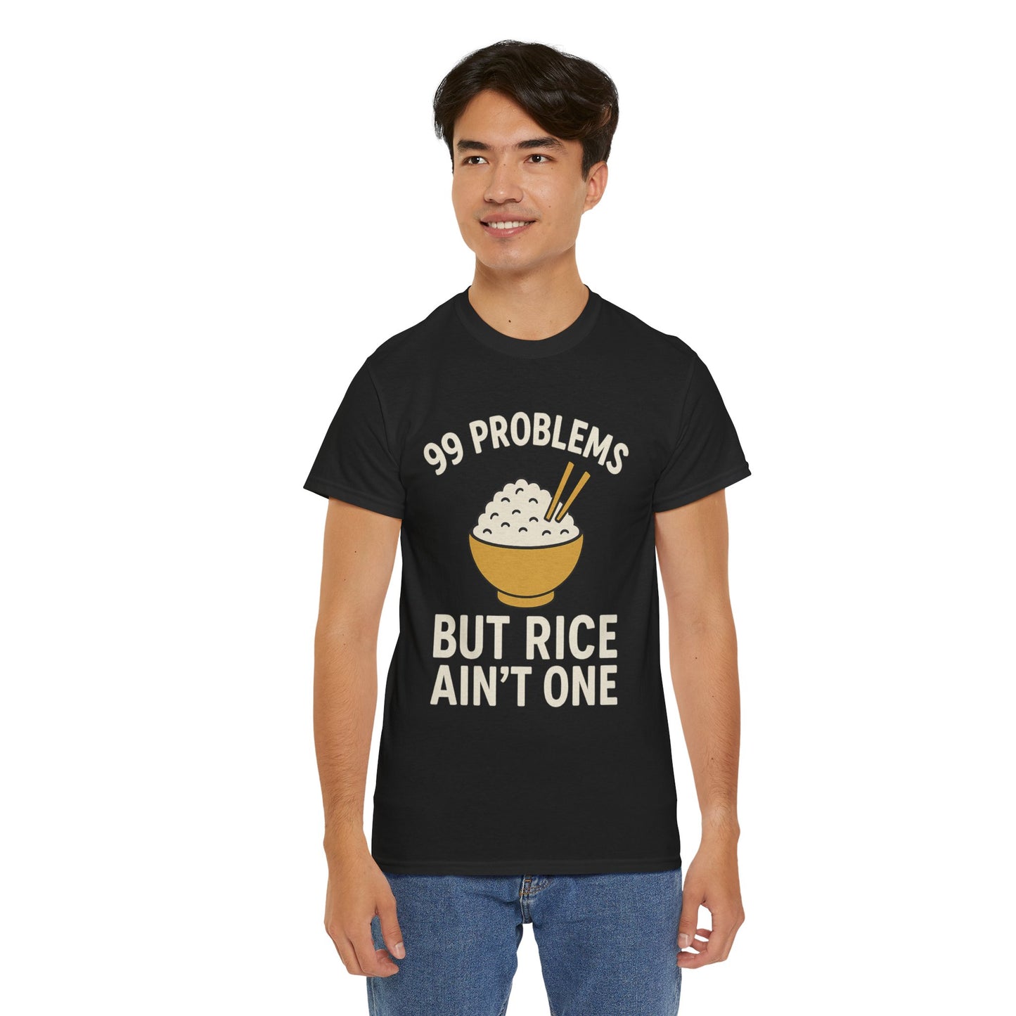 99 Problems But Rice Ain't One Tee, Funny Food Lover Shirt, Gift for Rice Lovers.