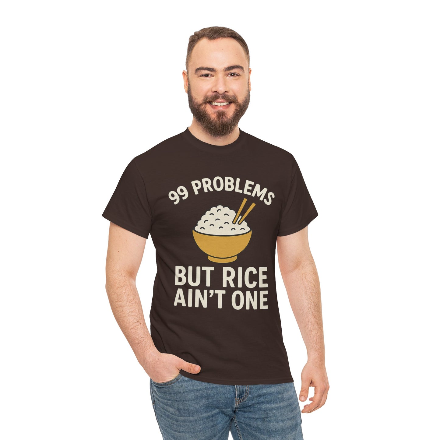 99 Problems But Rice Ain't One Tee, Funny Food Lover Shirt, Gift for Rice Lovers.
