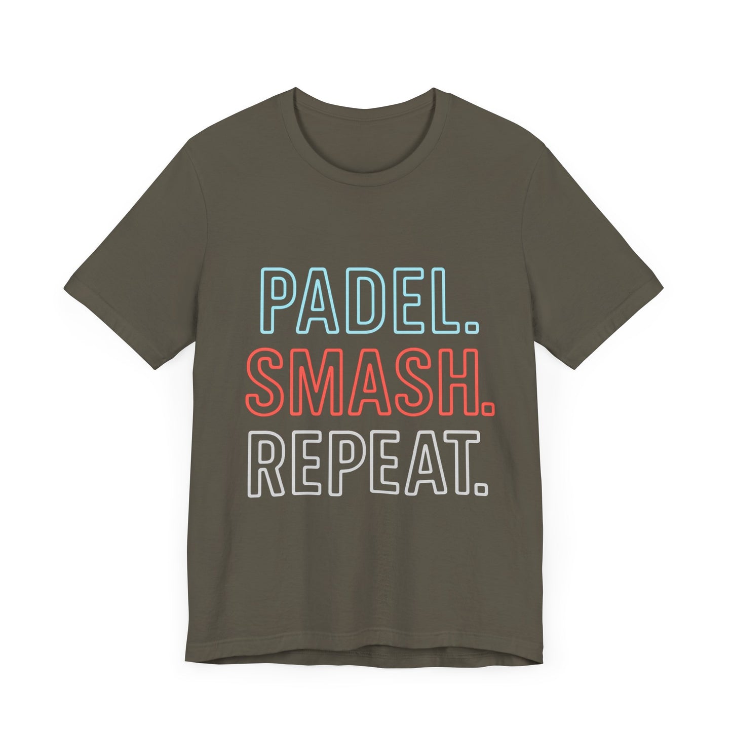 Padel Smash Repeat Tee, Unisex Jersey Short Sleeve T-Shirt.