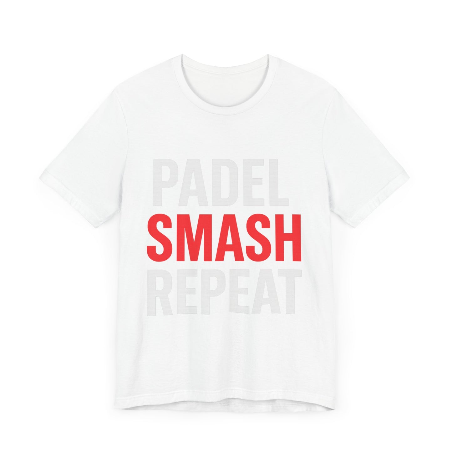 Padel Smash Repeat Tee - Casual Sportswear, Perfect Gift for Athletes, Birthday Apparel.