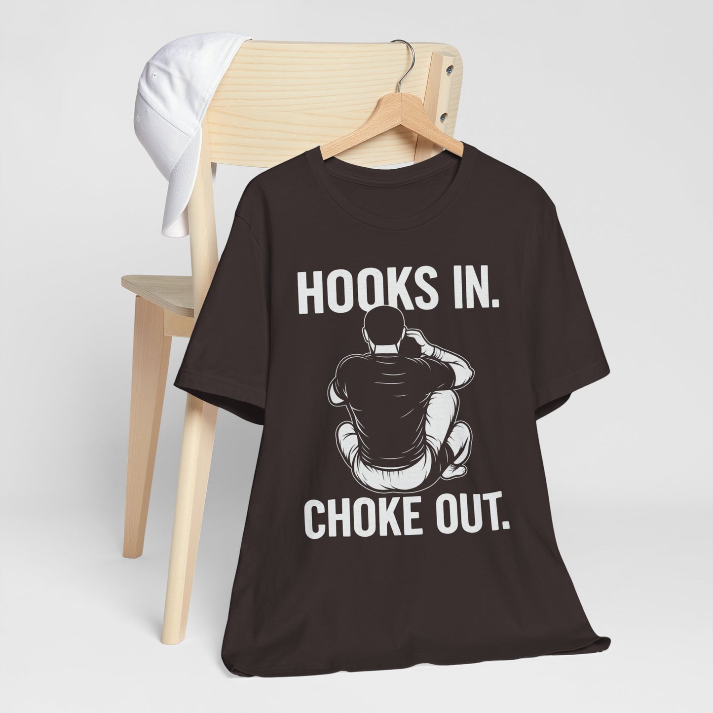 Unisex Fitness Motivational Tee, BJJ Choke, RNC.