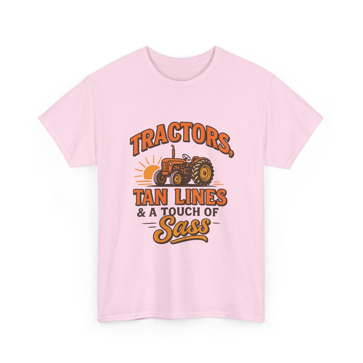Tractor Sass Tee - Fun Farm Shirt for Country Lovers, Gift for Farmers, Summer Vibes.