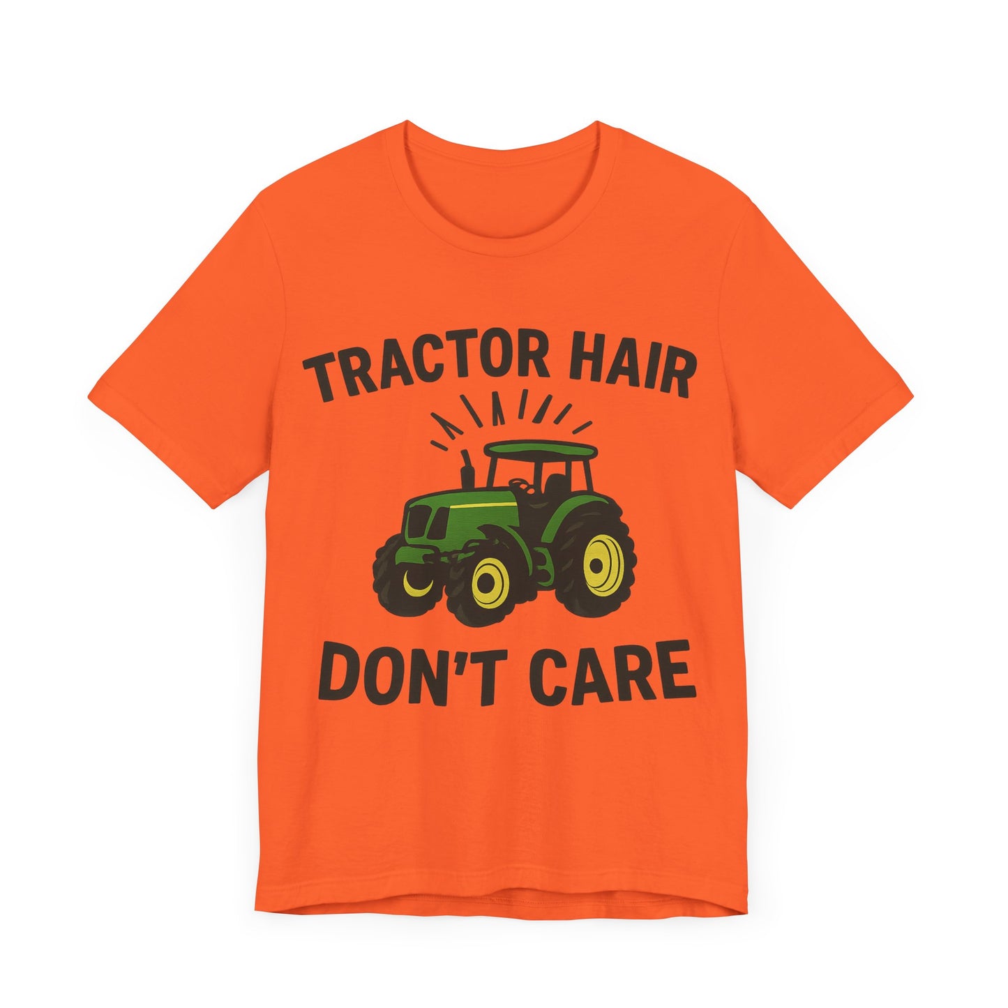 Tractor Hair Don't Care Tee, Unisex Farm Shirt, Country Life Apparel, Casual Summer Top.