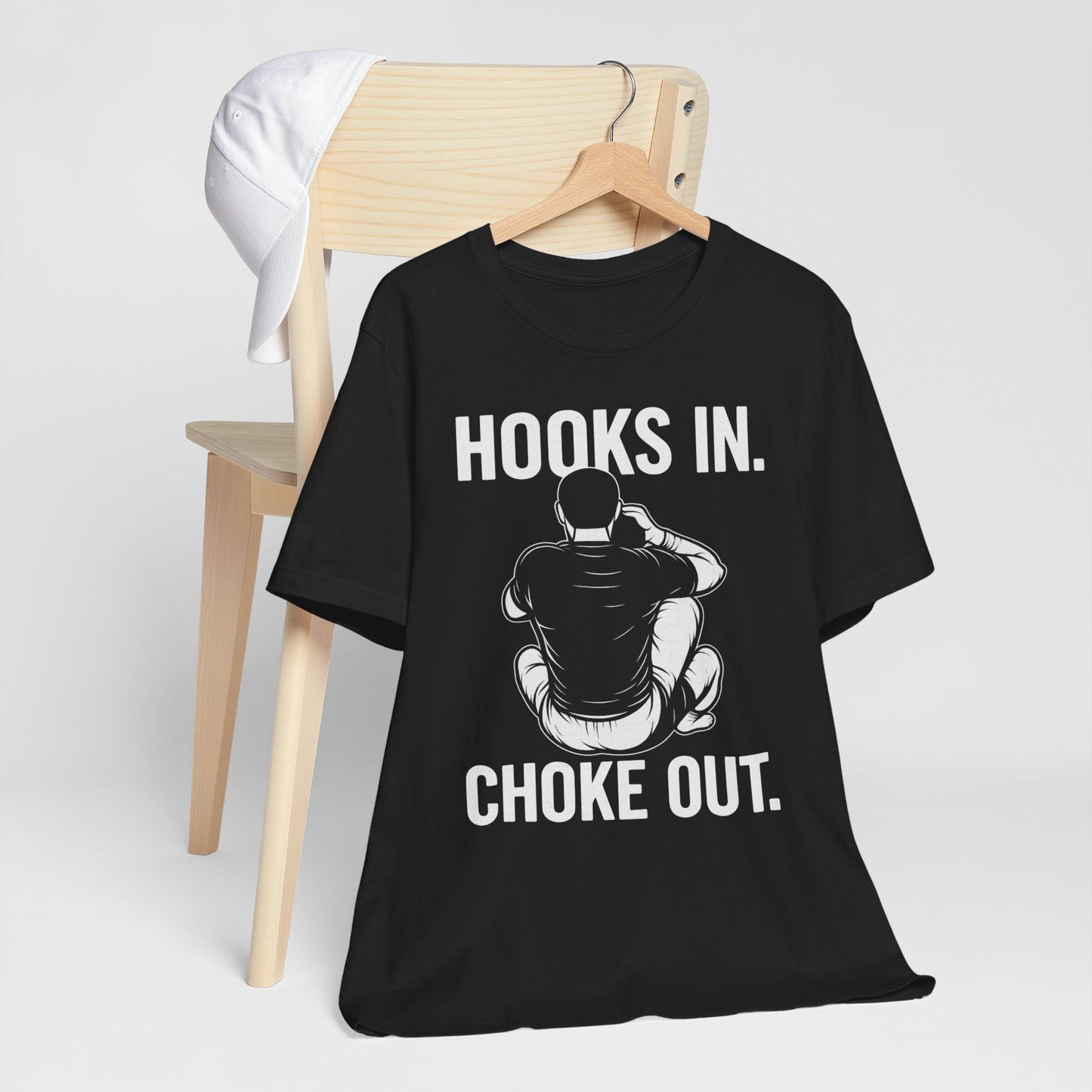 Unisex Fitness Motivational Tee, BJJ Choke, RNC.