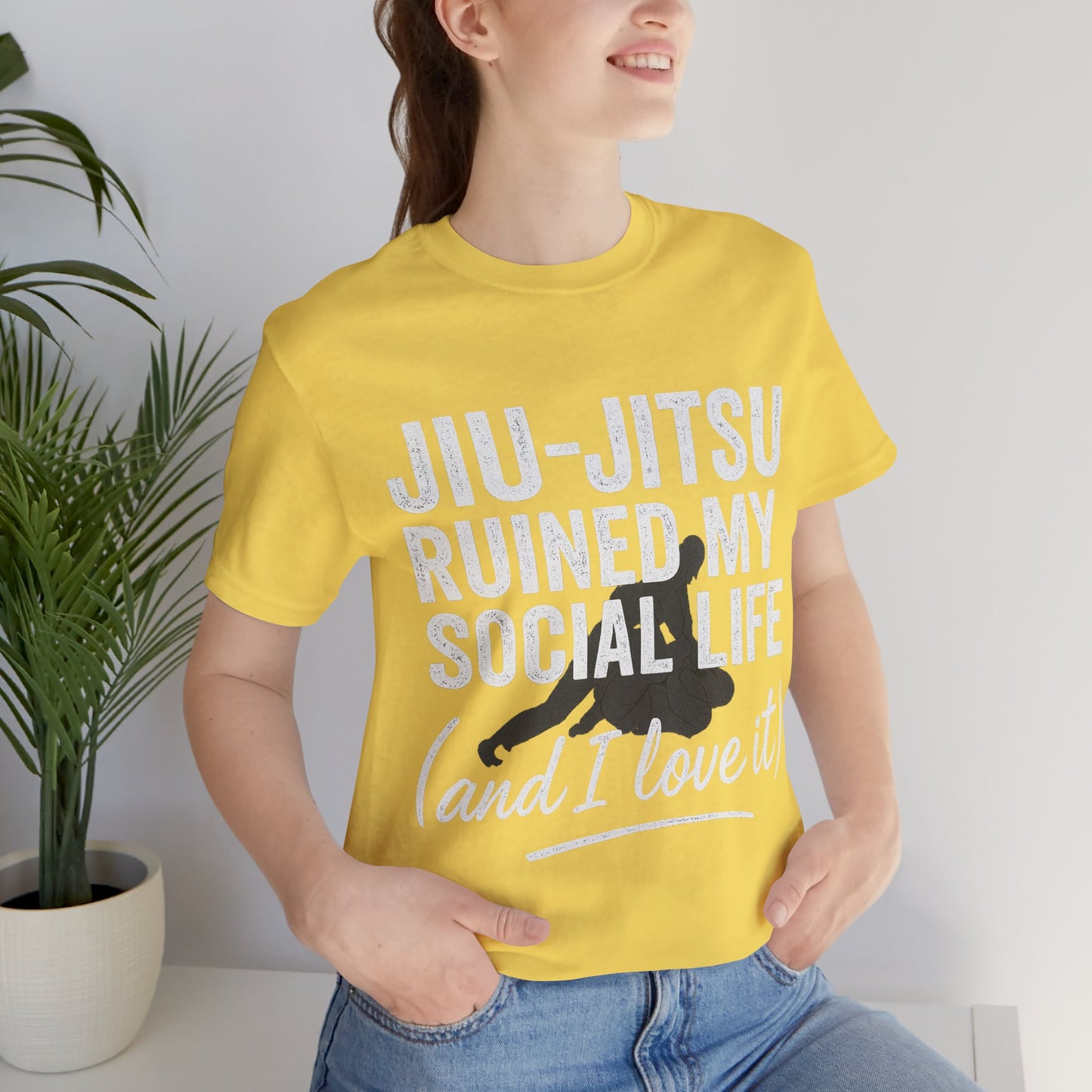Jiu-Jitsu Ruined My Social Life Tee, BJJ Shirt.