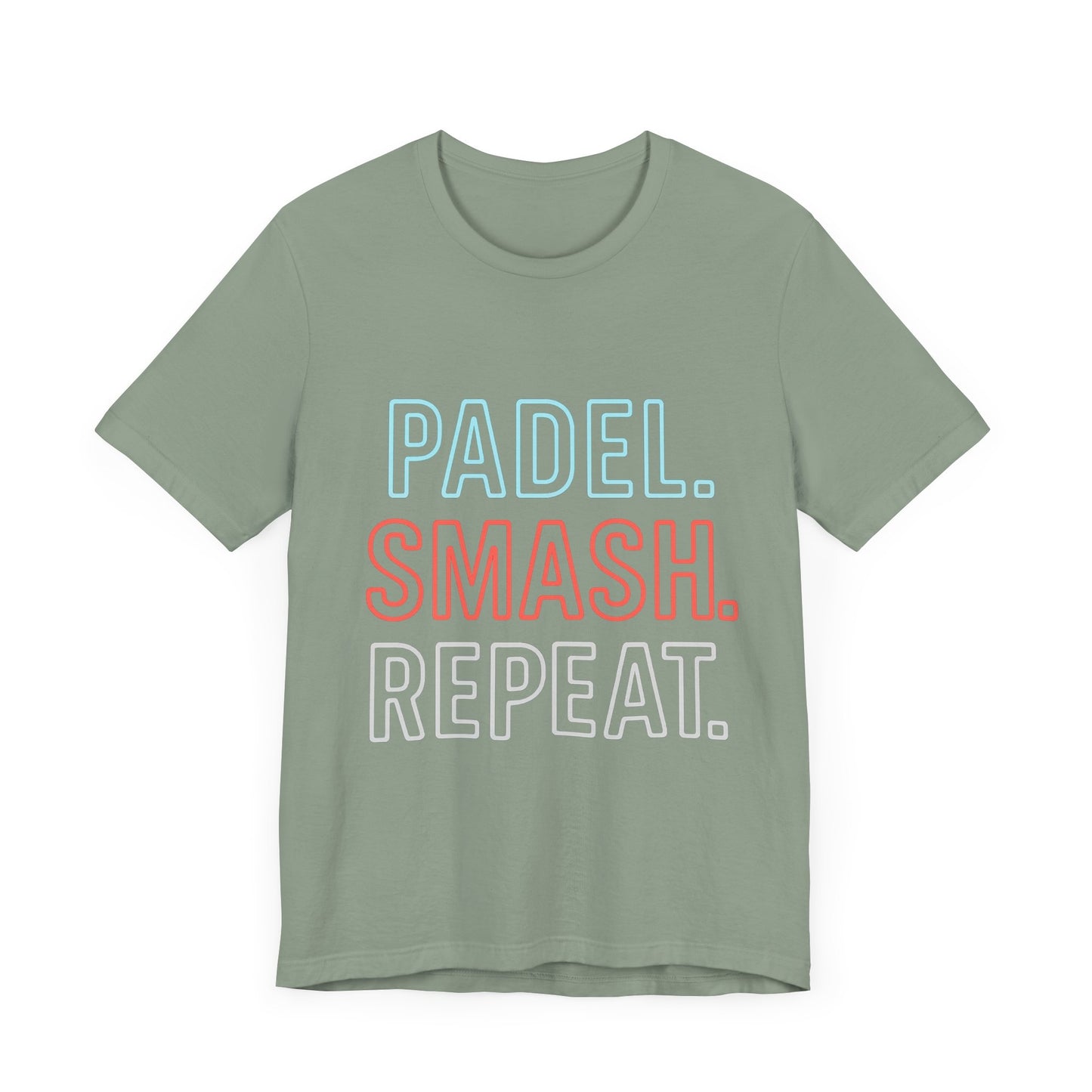 Padel Smash Repeat Tee, Unisex Jersey Short Sleeve T-Shirt.