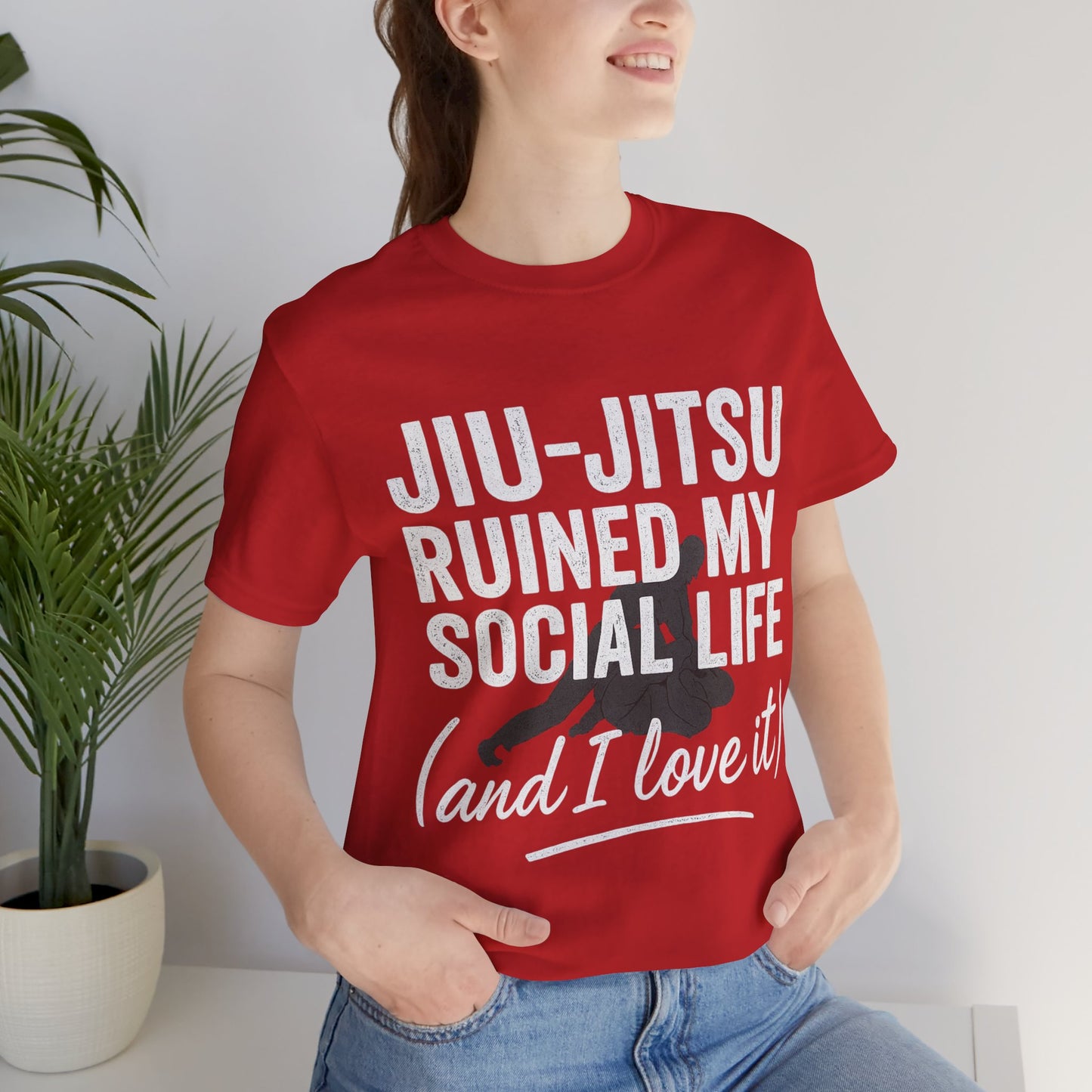 Jiu-Jitsu Ruined My Social Life Tee, BJJ Shirt.
