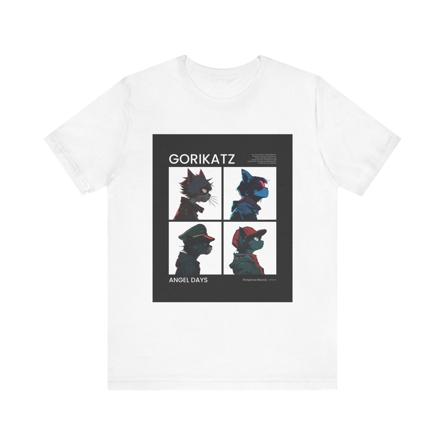 Gorikatz Art Tee | Unisex Jersey Short Sleeve Shirt, Trendy Graphic Top, Perfect for Casual Outings, Gift for Art Lovers, Angel Days Theme