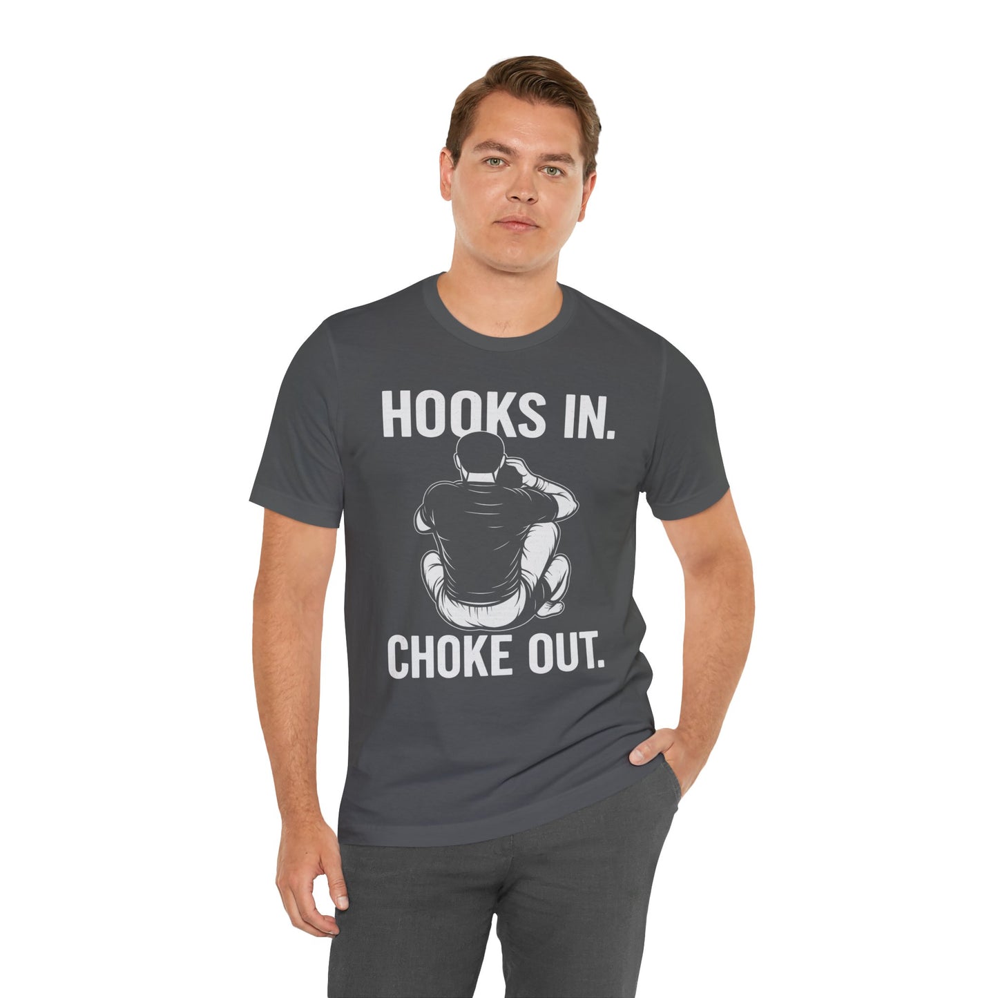 Unisex Fitness Motivational Tee, BJJ Choke, RNC.