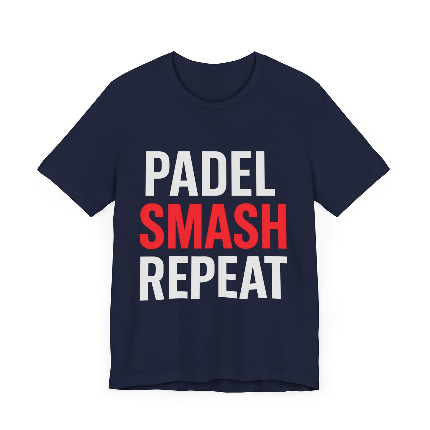 Padel Smash Repeat Tee - Casual Sportswear, Perfect Gift for Athletes, Birthday Apparel.