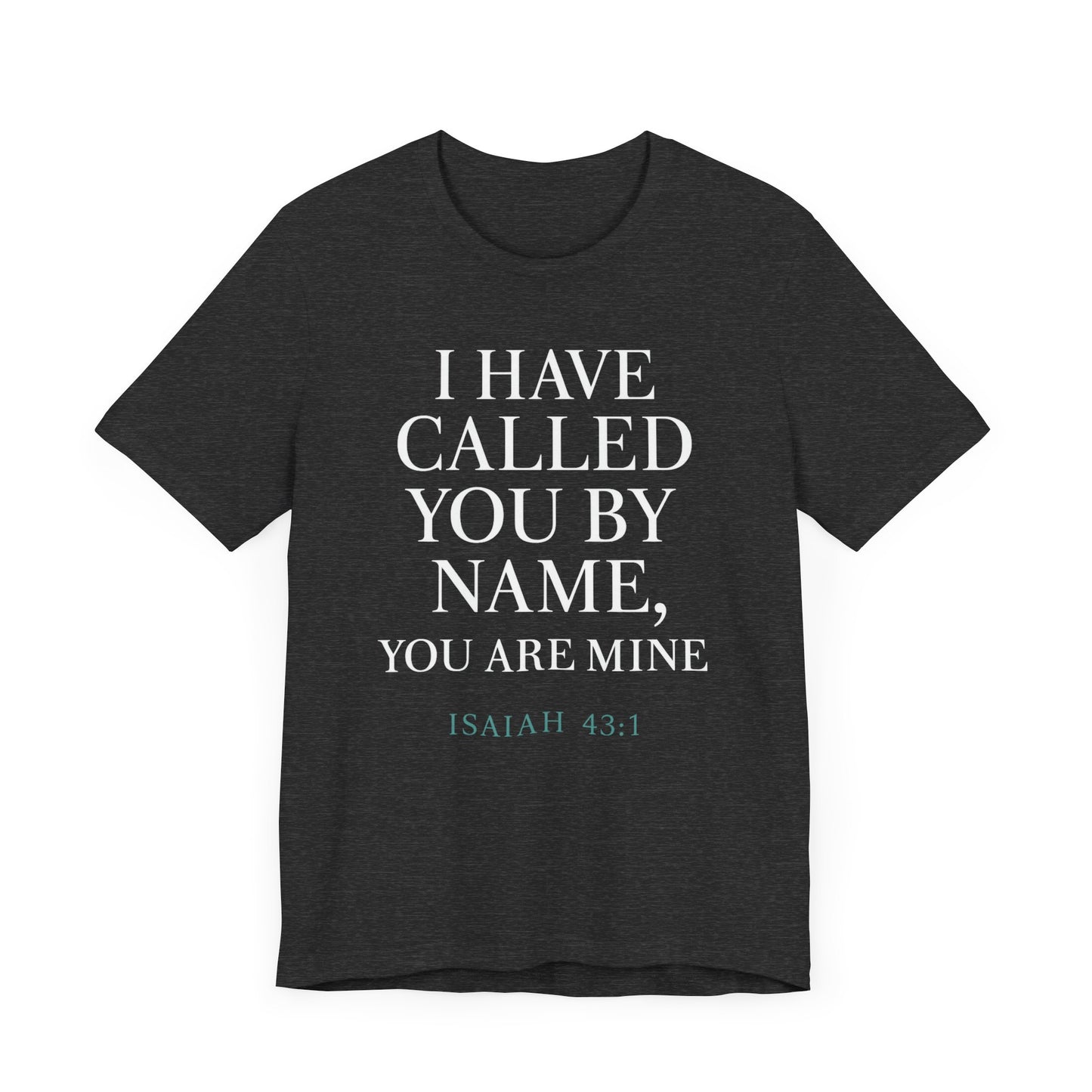 Personalized Faith Tee, Unisex Jersey Shirt, Religious Gift.