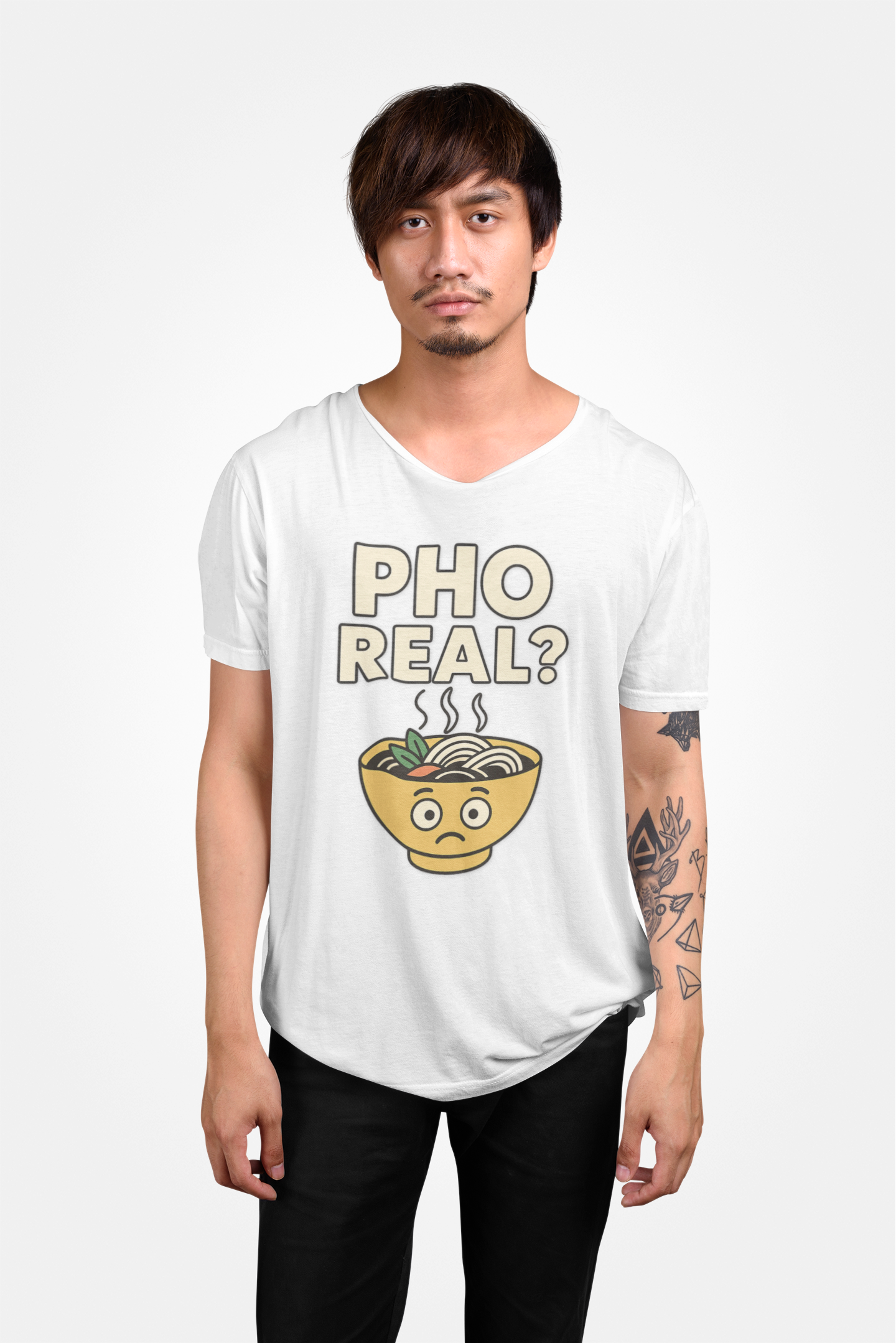 Funny Foodie Tee, Unisex Jersey Short Sleeve Tee, Pho Real Shirt.