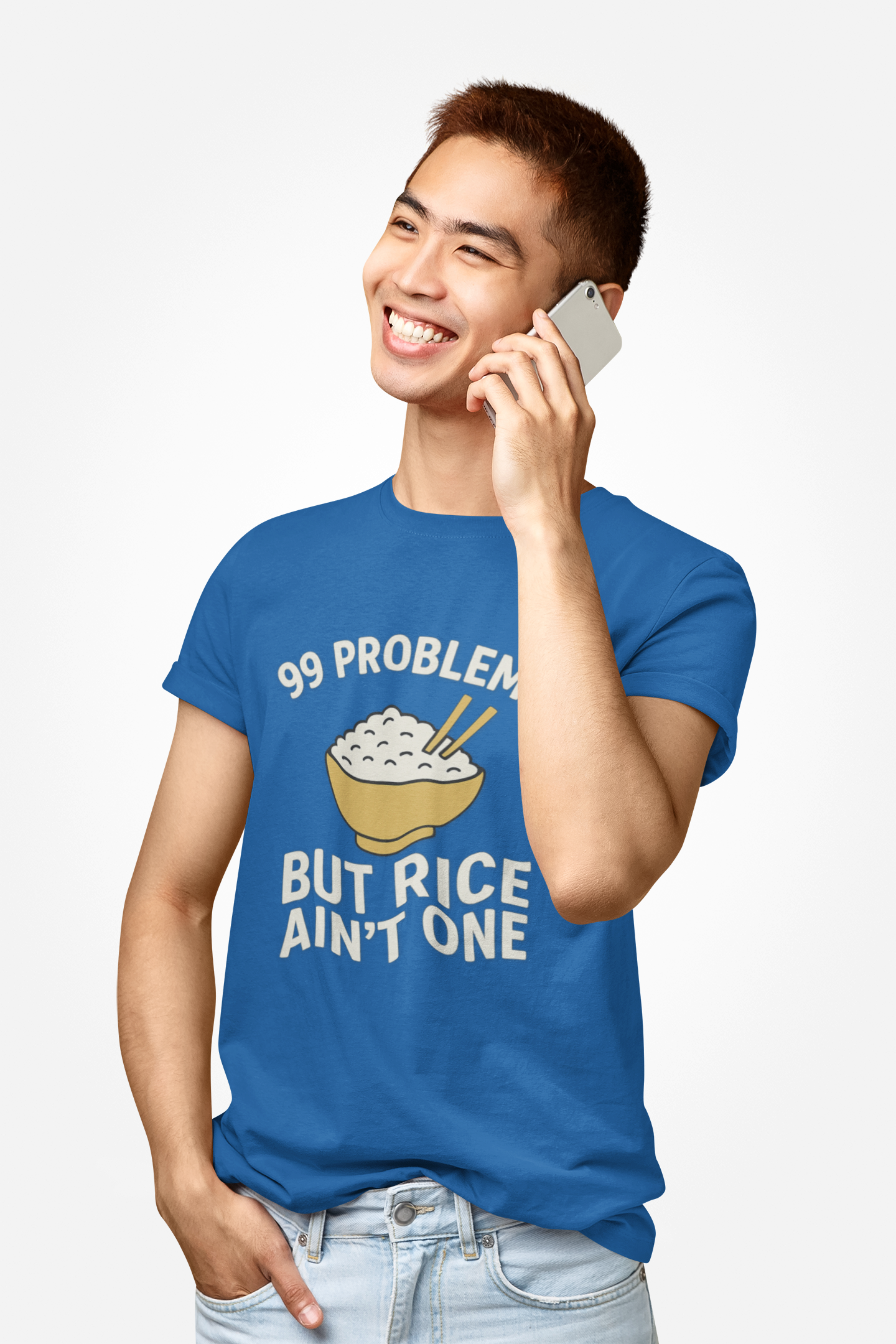 99 Problems But Rice Ain't One Tee, Funny Food Lover Shirt, Gift for Rice Lovers.