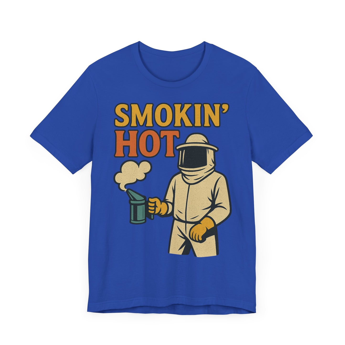 Smokin' Hot Bee Keeper Tee | Fun Graphic T-Shirt, Beekeeping Gift, Funny Summer Shirt.