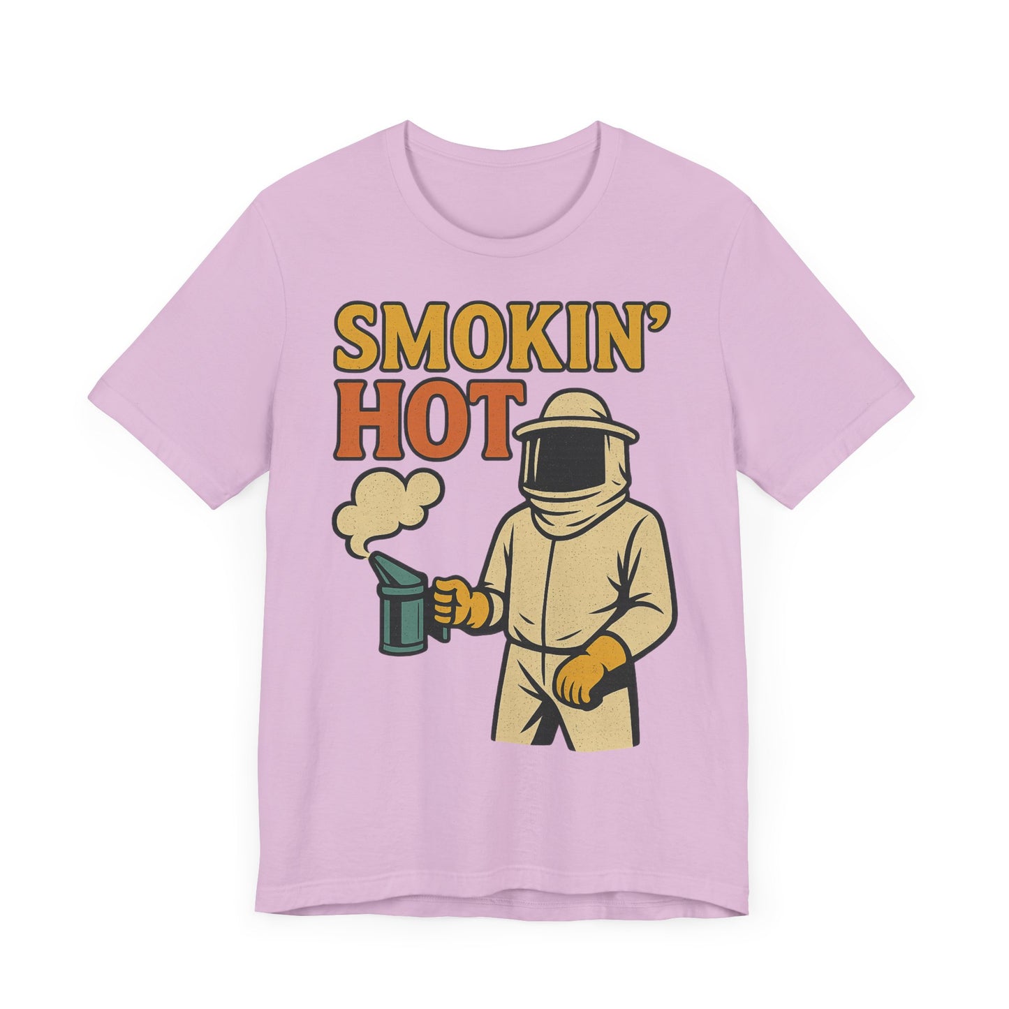Smokin' Hot Bee Keeper Tee | Fun Graphic T-Shirt, Beekeeping Gift, Funny Summer Shirt.