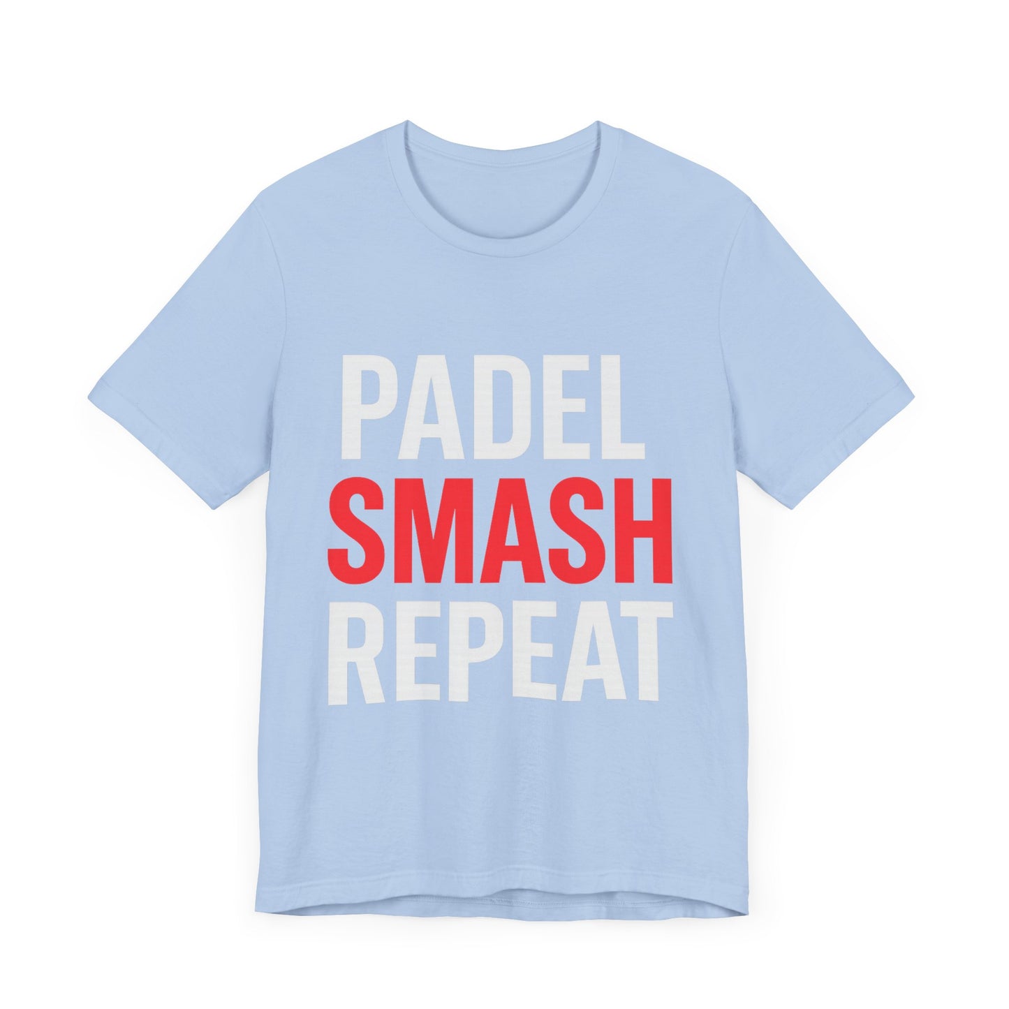 Padel Smash Repeat Tee - Casual Sportswear, Perfect Gift for Athletes, Birthday Apparel.