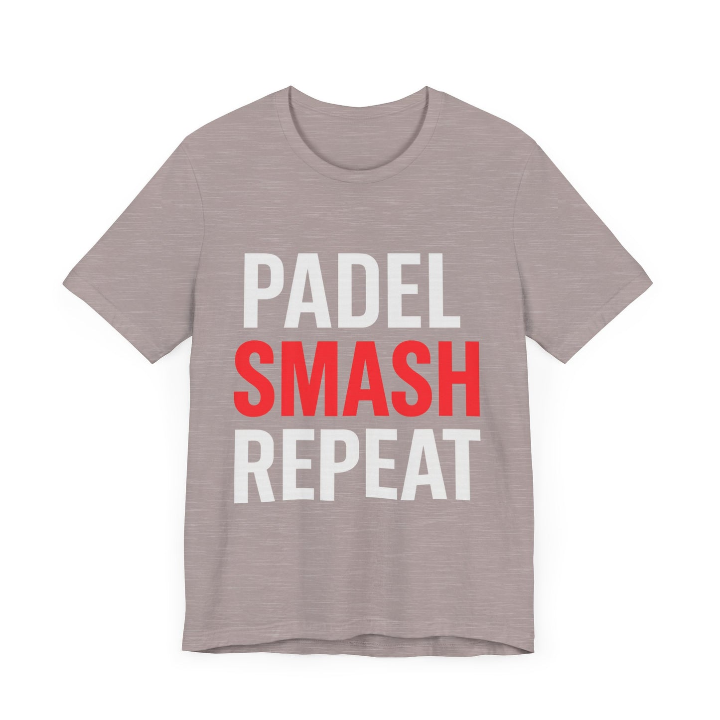 Padel Smash Repeat Tee - Casual Sportswear, Perfect Gift for Athletes, Birthday Apparel.
