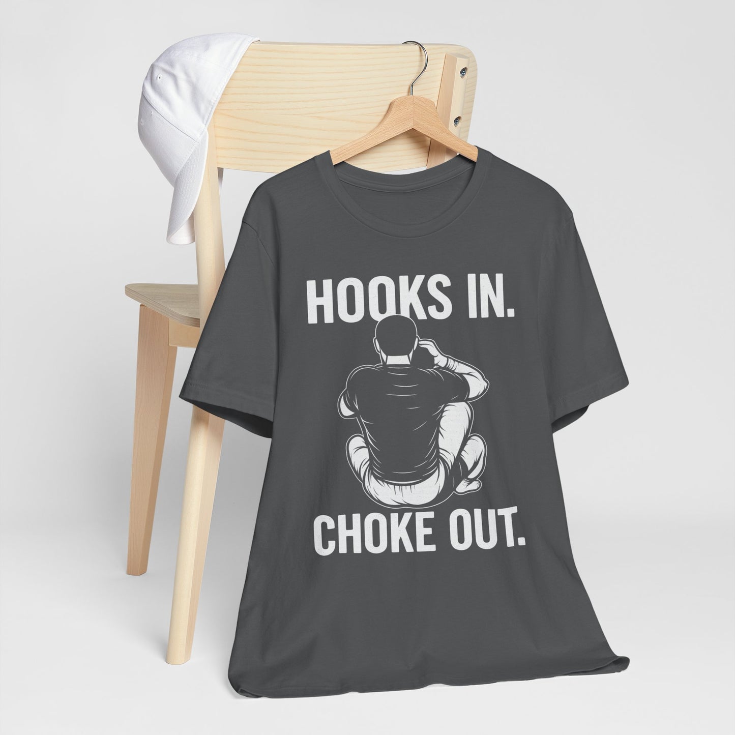 Unisex Fitness Motivational Tee, BJJ Choke, RNC.