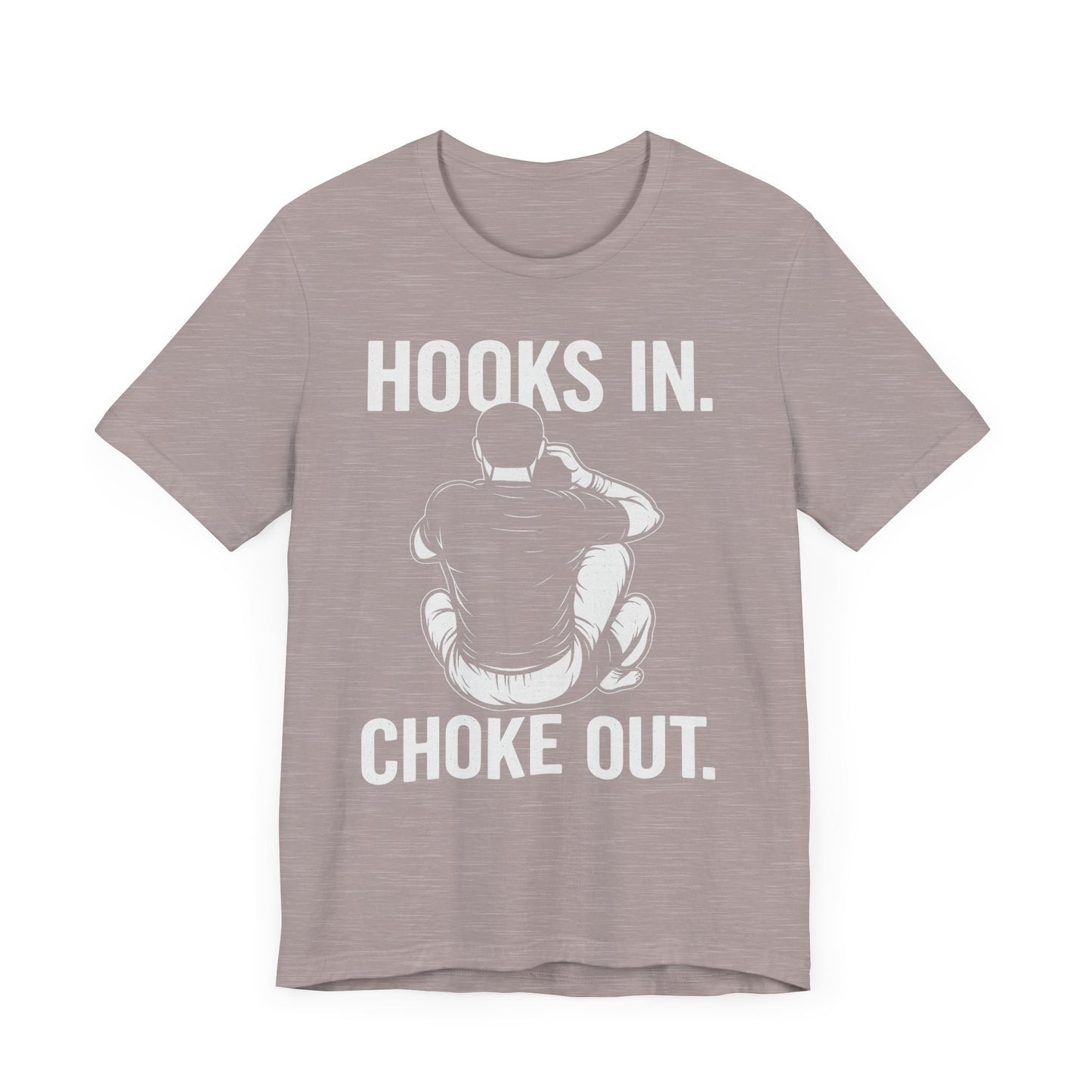 Unisex Fitness Motivational Tee, BJJ Choke, RNC.