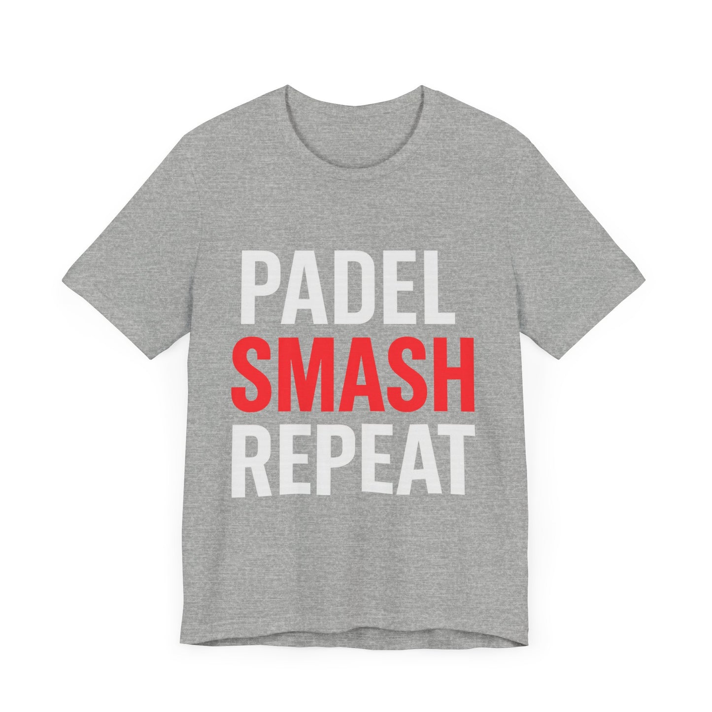 Padel Smash Repeat Tee - Casual Sportswear, Perfect Gift for Athletes, Birthday Apparel.