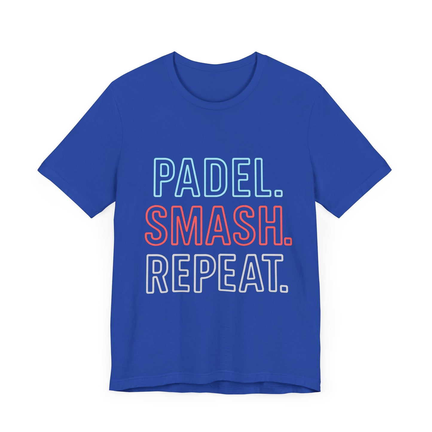 Padel Smash Repeat Tee, Unisex Jersey Short Sleeve T-Shirt.