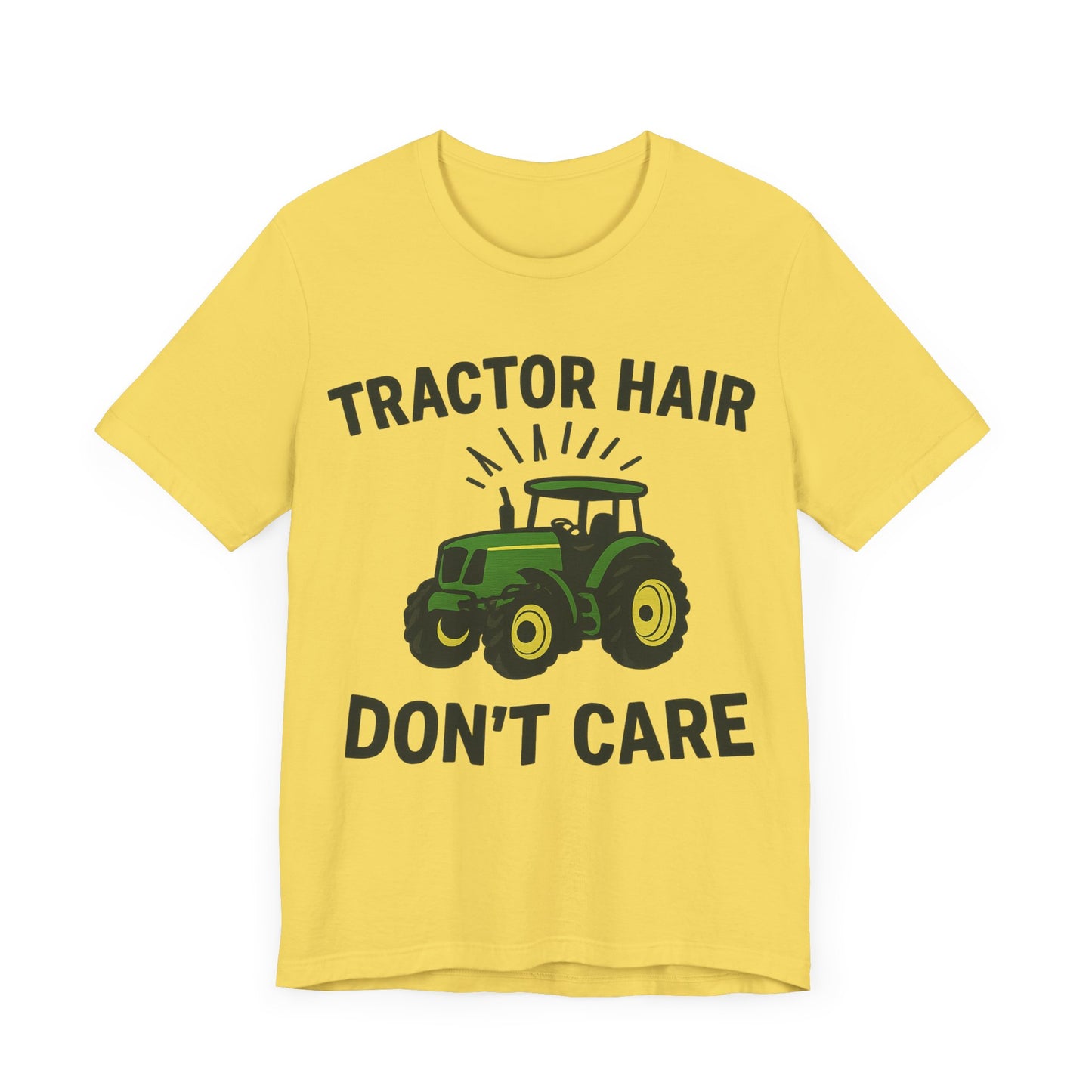 Tractor Hair Don't Care Tee, Unisex Farm Shirt, Country Life Apparel, Casual Summer Top.