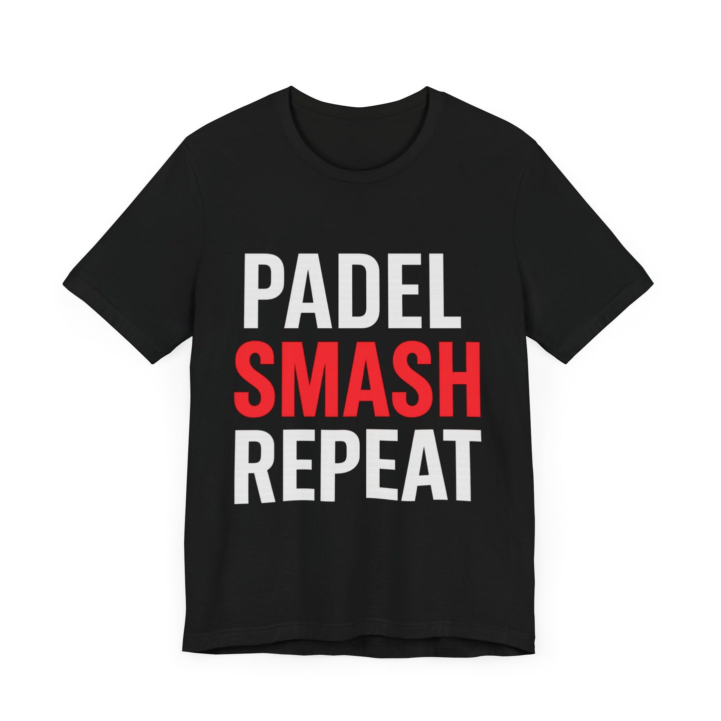 Padel Smash Repeat Tee - Casual Sportswear, Perfect Gift for Athletes, Birthday Apparel.