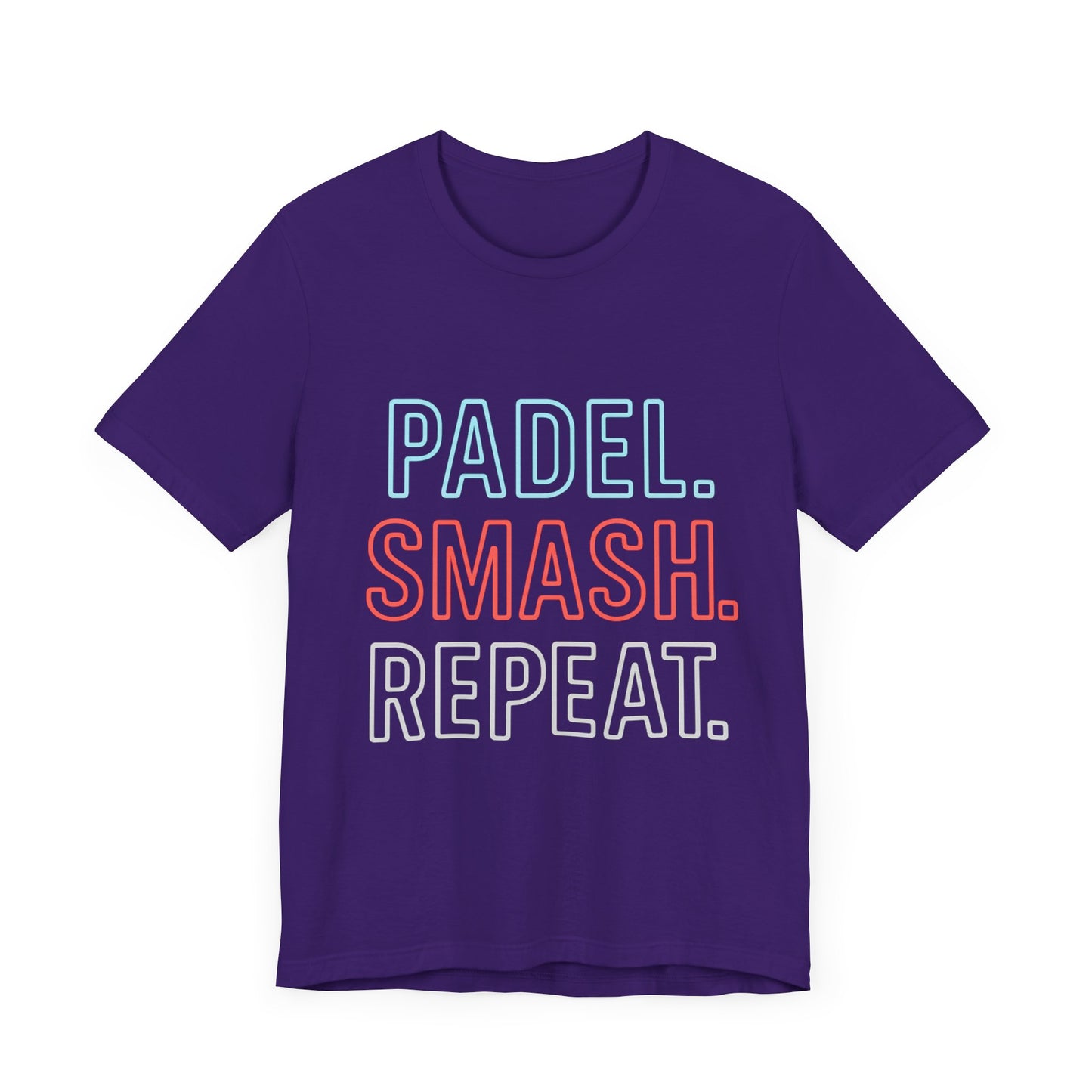 Padel Smash Repeat Tee, Unisex Jersey Short Sleeve T-Shirt.