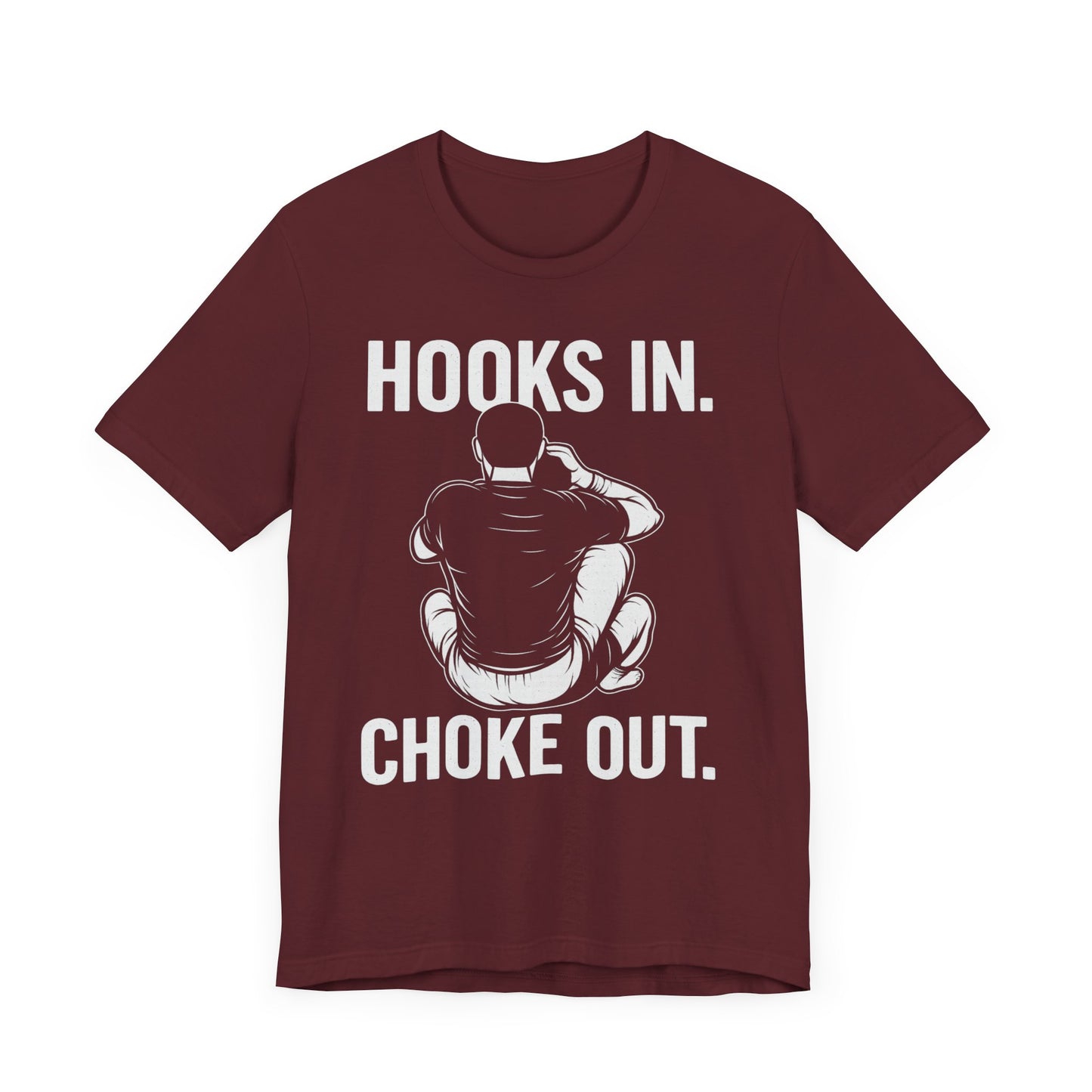 Unisex Fitness Motivational Tee, BJJ Choke, RNC.