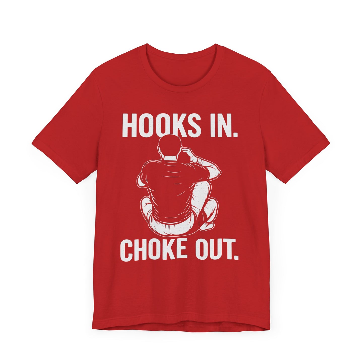Unisex Fitness Motivational Tee, BJJ Choke, RNC.