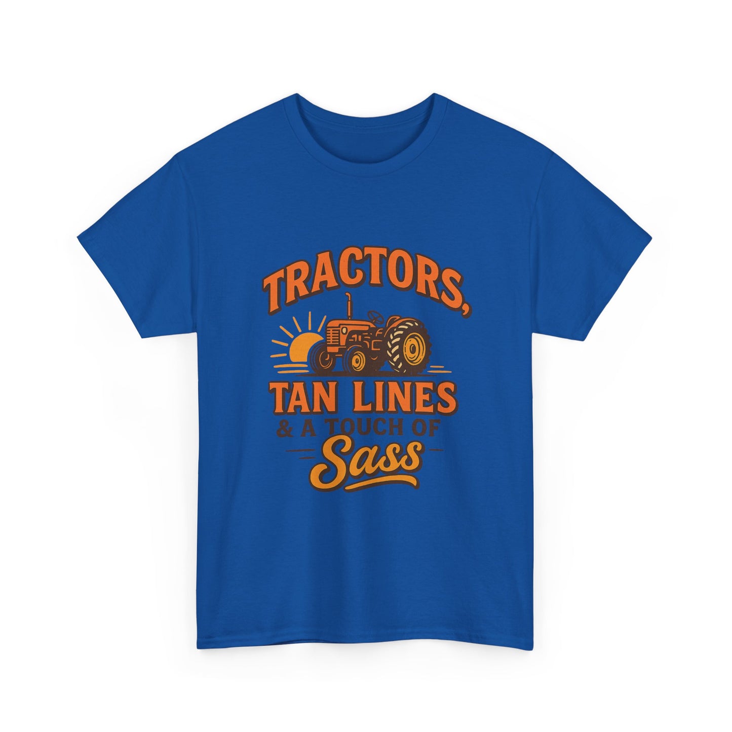 Tractor Sass Tee - Fun Farm Shirt for Country Lovers, Gift for Farmers, Summer Vibes.