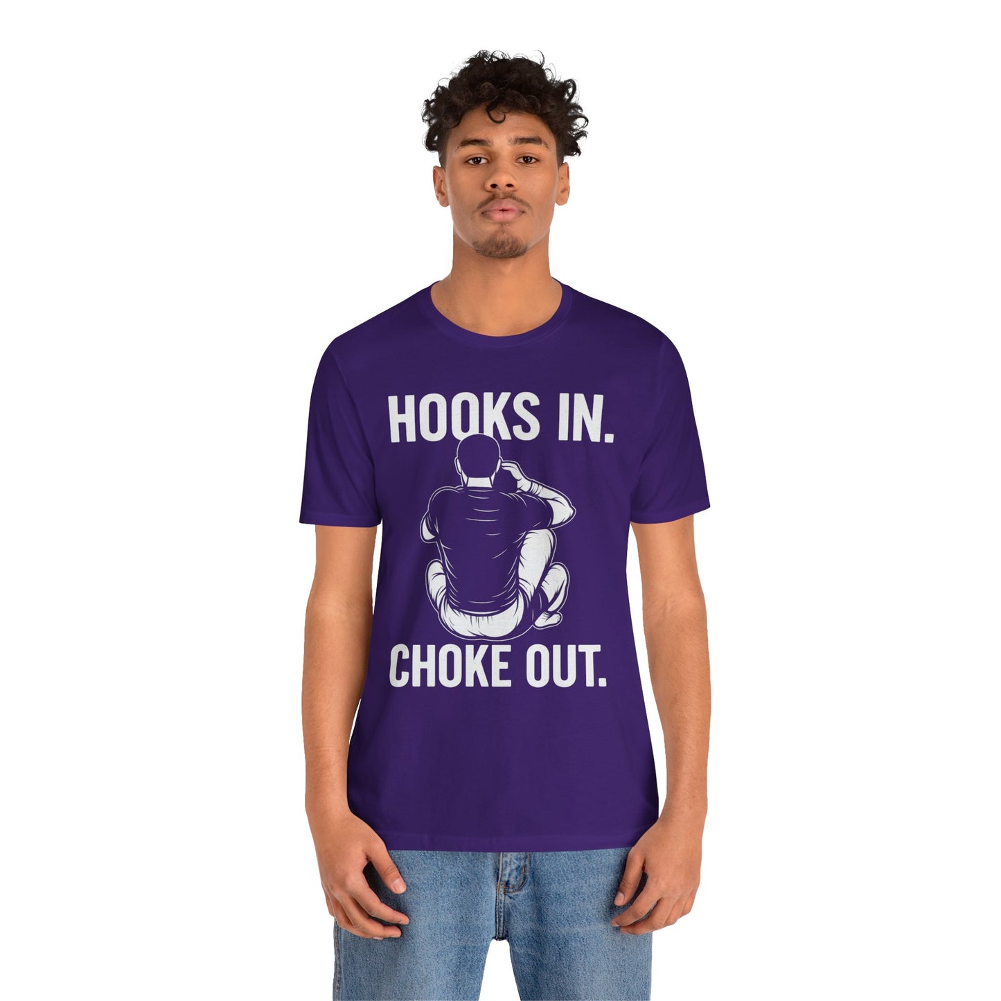 Unisex Fitness Motivational Tee, BJJ Choke, RNC.