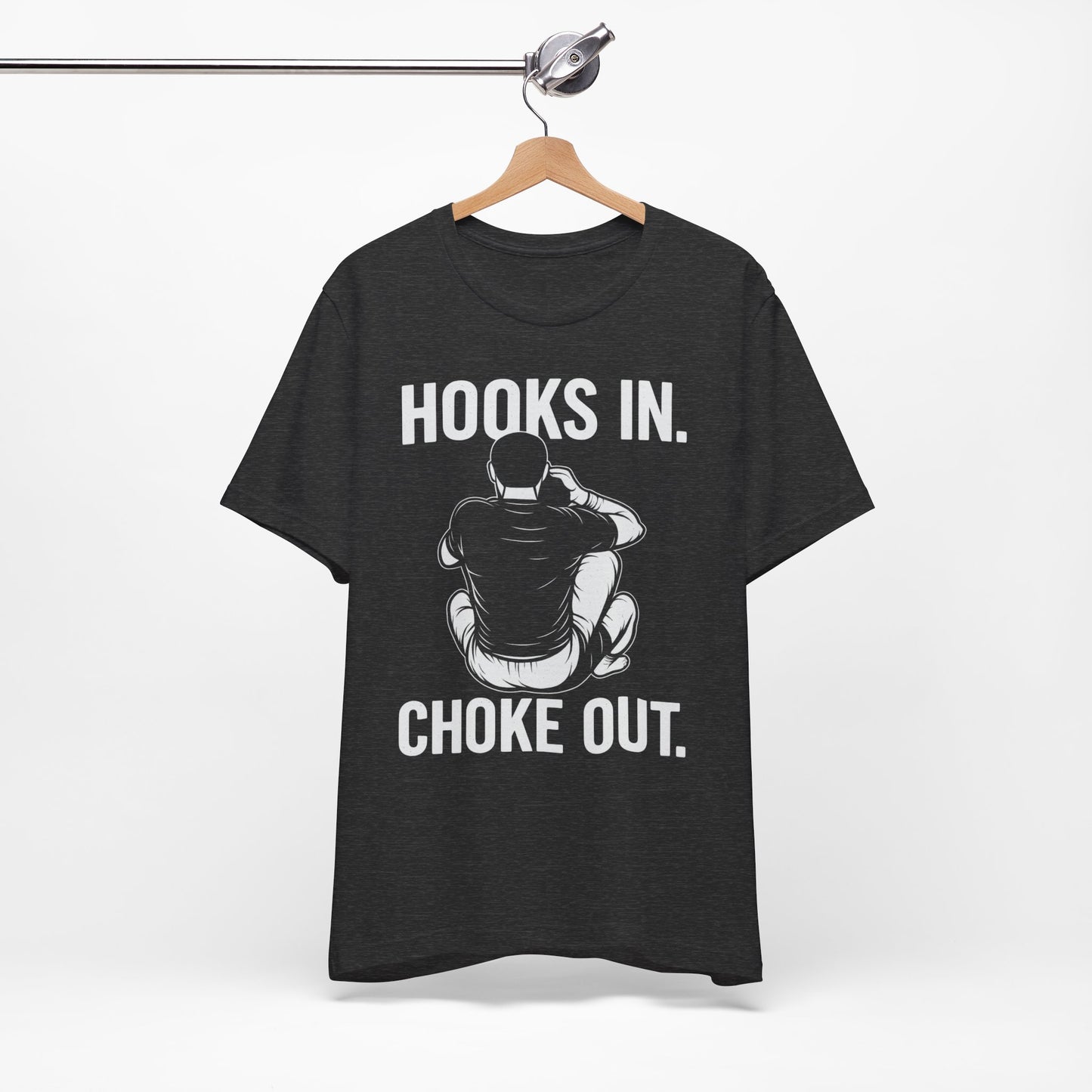 Unisex Fitness Motivational Tee, BJJ Choke, RNC.