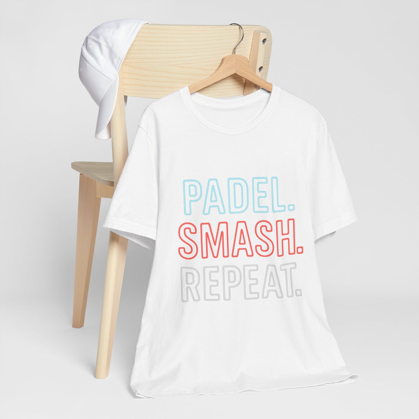 Padel Smash Repeat Tee, Unisex Jersey Short Sleeve T-Shirt.