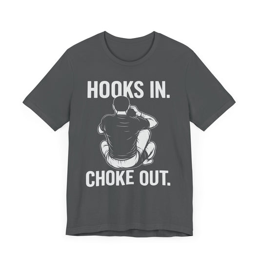Unisex Fitness Motivational Tee, BJJ Choke, RNC.