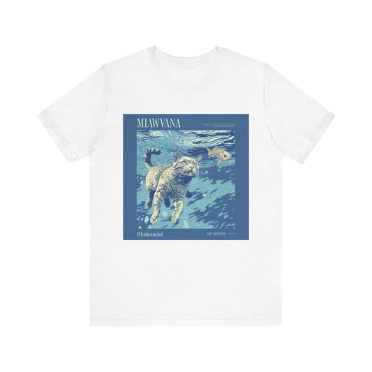 Vintage Cat Graphic Tee, Cool Retro Style T-Shirt,