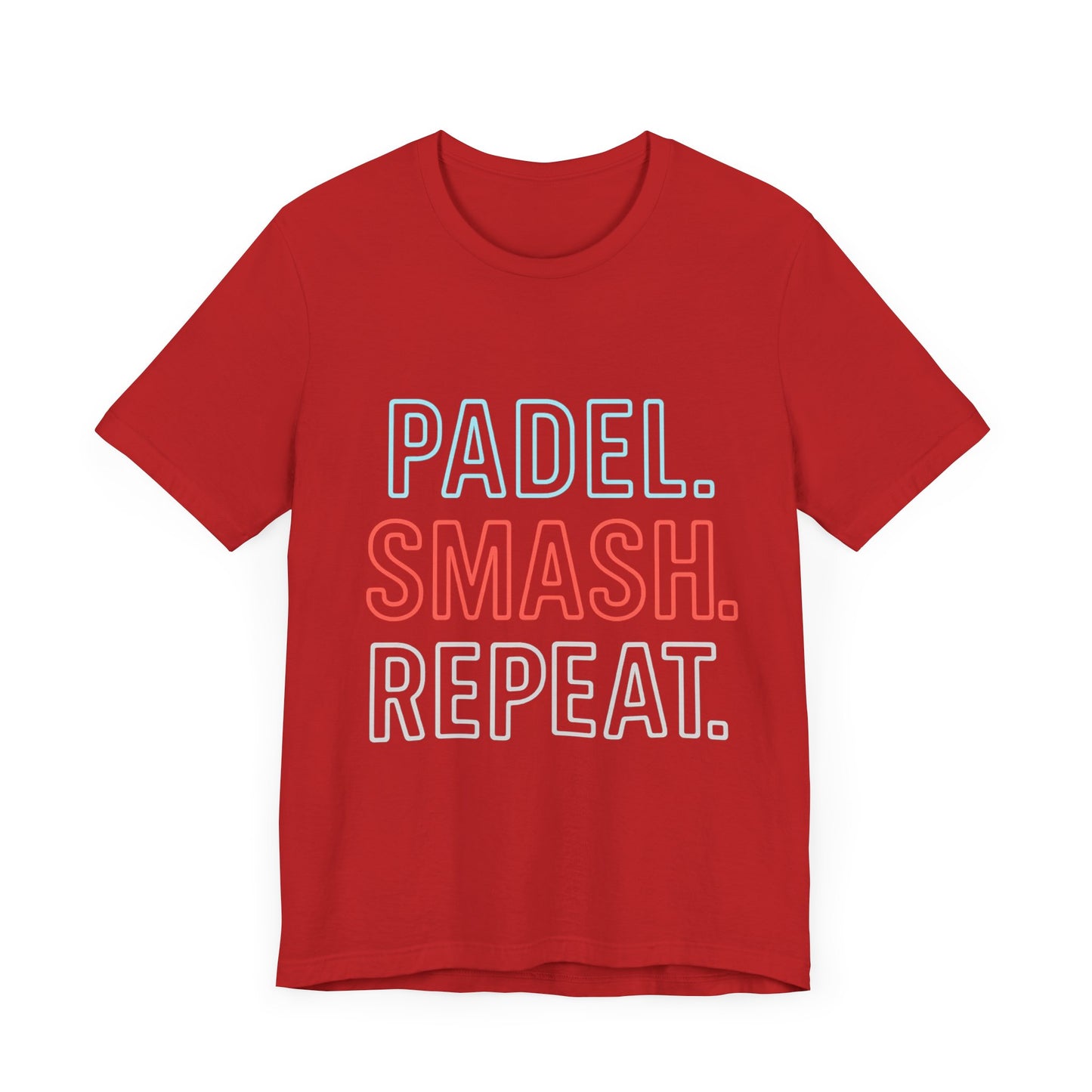 Padel Smash Repeat Tee, Unisex Jersey Short Sleeve T-Shirt.